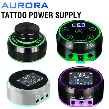 Aurora 2 Tatuaj de Alimentare Pentru Bobina & Rotativ Mașină de Tatuaj Pen Baterie Aurora 3 Upgrade Iesire Dual LCD Full Touch Screen TFT