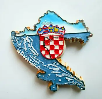 Croația Zona Mediteraneană Figura Frigider Magneți de Suveniruri Creative 3D Autocolante Magnetice Acasă Decortion magnet de Frigider