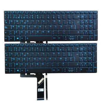 Spaniolă SP/franceză FR AZERTY/Brazilia BR Tastatura laptop pentru Lenovo IdeaPad L340-17 L340-15 L340-17IRH L340-15IRH cu iluminare din spate albastru