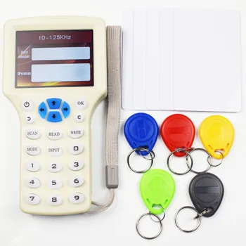10 limba engleză Frecventa RFID Copiator Duplicator 125KHz Fob Cheie NFC Cititor de Scriitor 13.56 MHz Criptate Programator USB UID Copie Carte de Tag-ul