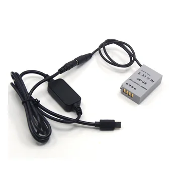 USB de Tip C USB-PD Convertor DC Cablu + EN-EL24 ENEL24 EP-5F DC Cuplaj pentru Nikon 1 J5 1J5 Camera