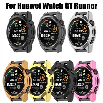 Durabil Cadru Barei de protecție la Șocuri TPU Screen Protector Caz Acoperire de Protectie Pentru Huawei Watch GT Runner
