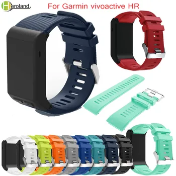 Bratara Silicon Sport Curea de Ceas Pentru Garmin vivoactive HR Brățară inteligent Watchbands Înlocuire trupa accesorii Wriststrap