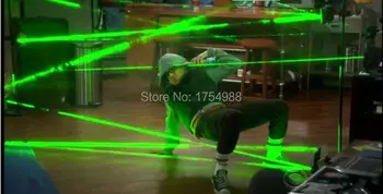 Viața reală cameră de evacuare cu laser matrice de elemente de recuzită laser labirint pentru Camera secretelor joc interesant si risca laser verde camera