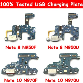 10buc/Lot Nou Original USB Placa de Încărcare Conector Placa de Cablu Flex Pentru Samsung Nota 20, Ultra Nota 8 9 10 Lite N950F N970F