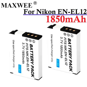 1850mAh EN-EL12 EN EL12 ENEL12 Baterie Bateria + Incarcator cu Tip C Port Pentru Nikon Coolpix S9700 S9500 S9400 S9300 S9100 S8200