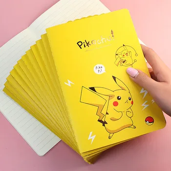 5pcs/set Anime Periferice Pokemon Carte Drăguț Pikachu Notebook Carte Exercițiu Singură Linie Notepad Învățare Consumabile Premii