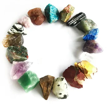 En-gros de 100g naturale Spirituală cristale de vindecare de culoare mixt de pietre brute chakra prime pentru meditație