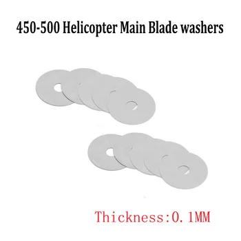 10 buc metal mian lama de spălare de 450 -500 ALZRC Diavolul X360 elicopter 3x14x0.1mm
