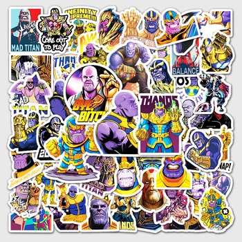 51Sheets Thanos Desene animate Doodle Autocolant Depozitare Cana de Apa Auto pentru Laptop Chitara Decorare Autocolant pentru Copii Jucării Clasice