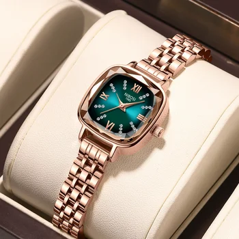 NIBOSI Ceas Brand de Lux de Top Cristal Femei Ceasuri Impermeabil Lady Ceas Cuarț Ceas de mână Brățară Moda Ceas Reloj Mujer