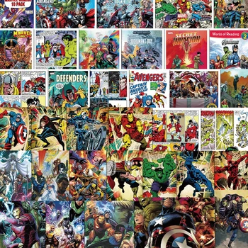 10/30/50pcs Rece Marvel Avengers Autocolante Poster se Amestecă Anime Super-Erou Decal Skateboard Laptop Motocicleta Autocolant Auto Copil Jucărie