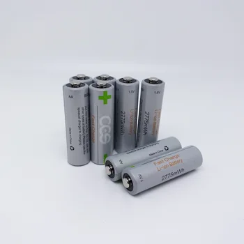 AA 1.5 V 2775mWh litiu li-ion baterie reîncărcabilă