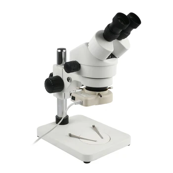 7X - 45X Zoom Binocular Microscop WF10X/20 de Vizualizare Larg Oculare 56 LED-uri de Lumină Inel Stereo Microscopio Kit Pentru Telefon PCB Lipire Rep
