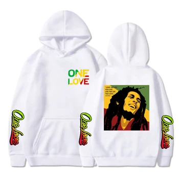 Rapper-ul Bob Marley Bărbați Hoodie Strat de Moda Băiat Hanorac Copil Hip Hop Femei Transpirații Legenda Reggae One Love Hoody Gotic Îmbrăcăminte pentru Bărbați