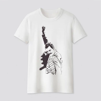90 Grafic Rock Top Teuri de sex Feminin Freddie Mercury Regina Trupa T Shirt Femei Harajuku Vintage Moda T-shirt Regina Tricou