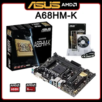 Socket FM2/FM2+ Placa de baza Pentru AMD A8 6600K ASUS A68HM-K Placa de baza DDR3 32GB PCI-E 3.0 USB3.0 Micro ATX Micro ATX