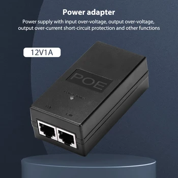 POE Power Supply DC Adaptor de 24W 12V/15V/24V/48V 0,5 a/0.8 a/1A Desktop Putere POE Injector Adaptor Ethernet de Supraveghere CCTV