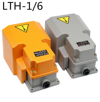 LTH-1/6 Comutator de Picior Aluminiu Coajă de Mașină Unealtă Piese de Argint Punct Electrice Industriale Resetarea comutatorului pedalei