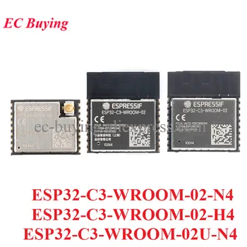 ESP32-C3-WROOM-02 02U H4 N4 ESP32-C3 ESP32 2.4 GHz BLE 5.0 WiFi fără Fir Bluetooth-compatibil Modulul UART I2C I2S 4MB SPI Flash