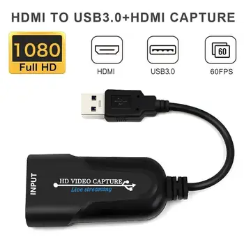 2021 Nou Card de Captura Video Compact Convenabil HDMI USB 3.0 2.0 Game Capture Card Grabber HD aparat de Fotografiat Înregistrare Live Streaming