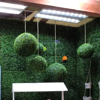 Verde Artificial Milano Iarbă Mingea Acasă Decoratiuni de Gradina pentru Fals Plante Petrecere de Nunta Agățat Iarbă Mingea DIY 12 15 20 25 cm