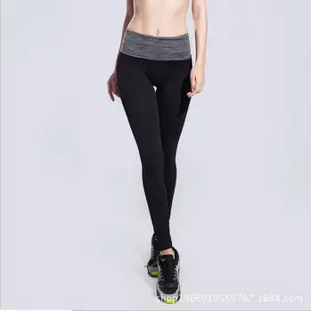 A898 de sex Feminin Pantaloni de Yoga Șapte-lungime în aer Liber de Sport Treninguri Colanti de Fitness Uscare Rapidă Compresie Pantaloni Sport AS287