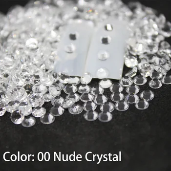 Strasuri unghii pentru Unghii Pietre de Sticlă Cristal 3D Nail Art Decor SS3-SS10 Spate Plat Non Hot Fix Pietre unghii accesorii