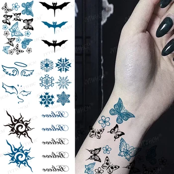 Zbor de Fluture 3D Tatuaj Temporar Autocolant pentru Femei Fete Corpul Brațul Arta Flash Autocolante Tatuaj pe Antebrațul Impermeabil Tatuaj Autocolant