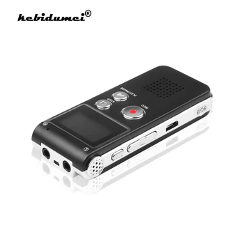 kebidumei 8GB 3intr-1 Mini USB Flash Drive de Disc Digital Audio Recorder de Voce 650Hr Dictafon 3D Stereo MP3 Player Grabadora