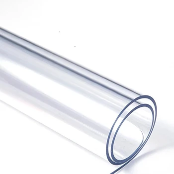 PVC Transparent fata de masa mat sus de masă capac de protecție impermeabil bucatarie model de masa de ulei pânză de sticlă cârpă moale 1.0 mm