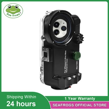 Seafrogs Carcasa rezistenta la apa Pentru iPhone 11/ 11pro max Profesionist de Scufundări Subacvatice Fotografie 40M Telefon Butoanele de Control de Caz