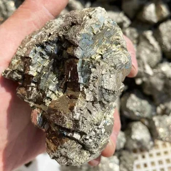 Naturale Pirită Piatră Brută Neregulate Minereu Minerale De Vindecare Cristale De Energie Specimen Feng Shui Acasă Decor Ornamente De Gradina