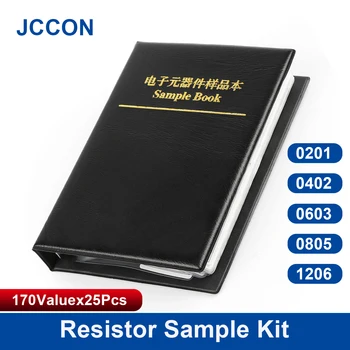 Rezistor Kit 0805 0603 1206 1% SMD Carte Chip Rezistor Sortiment Kit SMT 170Values 0R-10M SMD Eșantion de Carte Pentru Reparație DIY