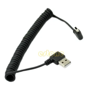 Practică de 90 de Grade la stânga Unghi USB 2.0 de sex Masculin la Stânga Unghi de Mini 5p B Male Cablu