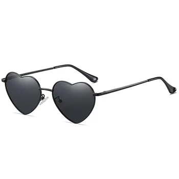 Retro Inima ochelari de Soare Femei Drăguț Girly Inima Polarizat ochelari de Soare Ochelari de Design de Brand Pentru Femei Doamnelor gafas de sol UV400