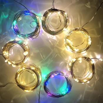 1M 2M Sârmă de Cupru LED Șir de Lumini Zână Decoratiuni de Craciun pentru Casa Petrecerea de Nunta de Decorare Navidad 2022 Vacanta de Iluminat