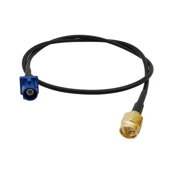 Fakra C de sex Masculin Să-SMA Male Plug RG174 RF Pigtail Cablu Antena GPS Fakra cablu de 15CM, 20CM, 30CM, 50CM 1M