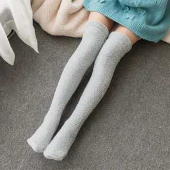 Iarna Cald Ciorapi Cu Dungi Genunchi Drăguț Femei Ciorapi Peste Genunchi Pentru Femei Fete Cald Timp Ciorapi