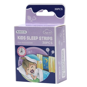 30Pcs Somn Benzi Anti-Sforait Gura Bandă de Somn Autocolant Copii Sforăie Reducerea Sida Respirație Nas Autocolant pentru copii