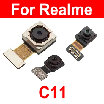 Fata Spate Camera Principală Pentru OPPO Realme C11 RMX2185 Primar Spate Față aparat de Fotografiat Selfie Modul Flex Cablu Piese de schimb