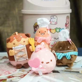1 Buc Minunat Japonia Anime Sumikko Gurashi Papusa De Plus Cafea Casă De Pâine Găti Animale Moi De Pluș Umplute Sac Pandantiv Brelocuri Jucarii