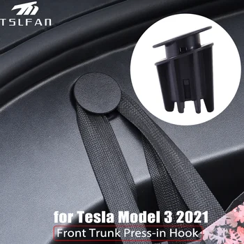 Pentru Tesla Model 3 2021-2022 Fața Cutie Portbagaj Cârlig Umeraș Capota Titularul Organizator Ascunse de Presă-în Clip Auto Accesorii de Interior