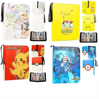 400 900 de Mare Capacitate Pokemon Deluxe Collection Pikachu Charizard Album Carte Carte de Top de Încărcare Lista de Jucărie pentru Copii Cadou anime