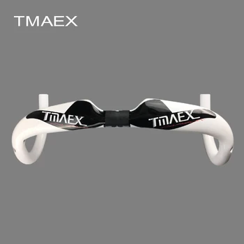 TMAEX Carbon Ghidon de Bicicletă de Curse Plin Fibra de Carbon ghidon Biciclete Rutier Îndoit Bar Drop Sosea/MTB Ghidon 400/420/440mm