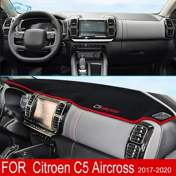 Pentru Citroen C5 Aircross Anti-Alunecare Mat Tabloul De Bord Pad Acoperire Parasolar Dashmat Accesorii Auto Covor 2017 2018 2019 2020