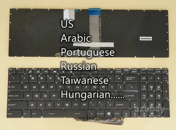 NE-AR portugheză rusă Taiwan Hungarian Keyboard Pentru MSI GT76 Titan DT 10SFS 10SGS 9SF 9SFS 9SG 9SGS 10SF Per-Cheie RGB cu iluminare din spate