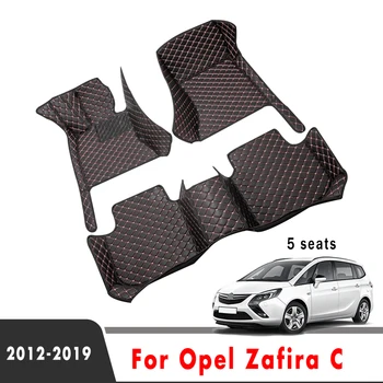 Auto Covorase Pentru Opel Zafira C 2019 2018 2017 2016 2015 2014 2013 2012 5 locuri Covoare Interior Auto Personalizate Accesorii Capac