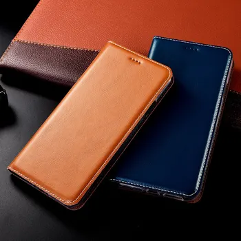 De lux Piele Flip case Pentru LG G6 G7 G8 ThinQ Q8 Plus Q7 Q6 V30 V40 V50 5G X5 K8 K10 2018 Acoperire Coque 2 Slot pentru Card