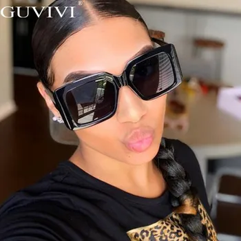 2022 Supradimensionat ochelari de Soare Patrati Femei Retro Largi Picior de Epocă Ochelari de Soare Barbati de Brand Designer de Nuante Hip-Hop Punk UV400 Ochelari